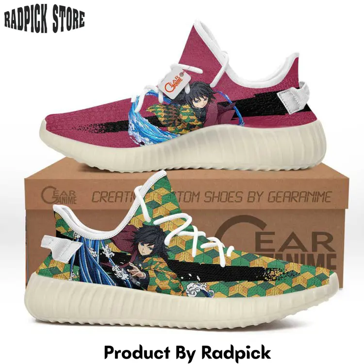 Giy tomioka yeezy shoes anime sneakers  rp525252